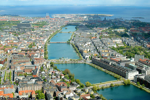Copenhagen aerial by